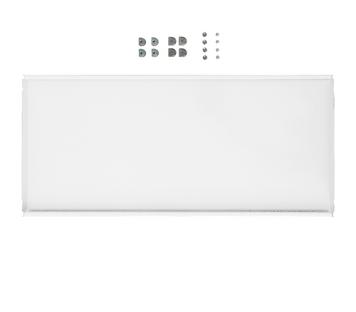 USM Haller Metall-Zwischentablar für USM Haller Regale Reinweiß RAL 9010|75 cm x 35 cm