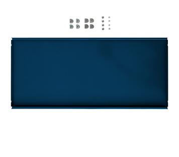 USM Haller Metall-Zwischentablar für USM Haller Regale Stahlblau RAL 5011|75 cm x 35 cm