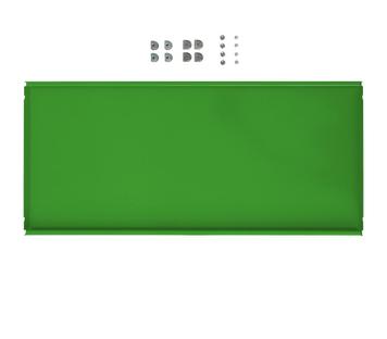 USM Haller Metall-Zwischentablar für USM Haller Regale USM grün|75 cm x 35 cm