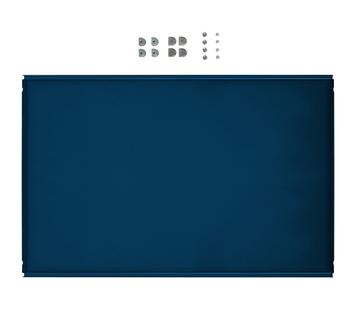 USM Haller Metall-Zwischentablar für USM Haller Regale Stahlblau RAL 5011|75 cm x 50 cm