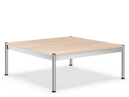 USM Haller Couchtisch 100 x 100 cm|Holz|Eiche geölt weiß