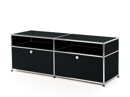 USM Haller TV-Regal Graphitschwarz RAL 9011