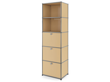 USM Haller Bücherregal 50 Mit 3 Klapptüren|USM beige