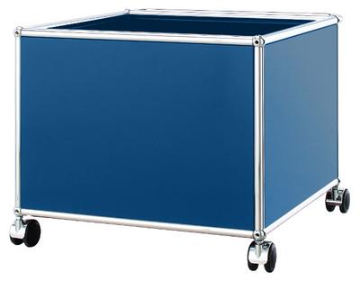 USM Haller Kinder Rollcontainer Enzianblau RAL 5010|H 43 x B 53 x T 53 cm