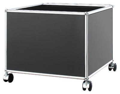 USM Haller Kinder Rollcontainer Graphitschwarz RAL 9011|H 43 x B 53 x T 53 cm