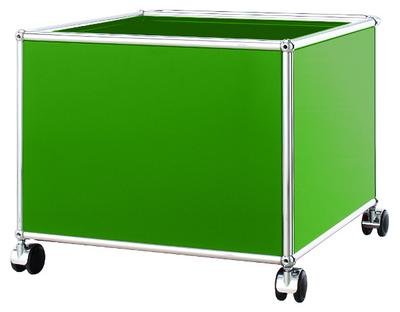 USM Haller Kinder Rollcontainer USM grün|H 43 x B 53 x T 53 cm