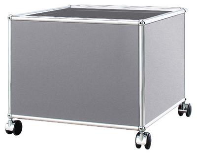 USM Haller Kinder Rollcontainer USM mattsilber|H 43 x B 53 x T 53 cm