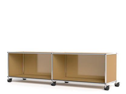 USM Haller TV-/Hi-Fi-Lowboard, individualisierbar USM beige|Offen|Ohne Kabeldurchlass