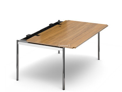 USM Haller Tisch Advanced 175 x 100 cm|07-Eiche lackiert natur|Klappe rechts