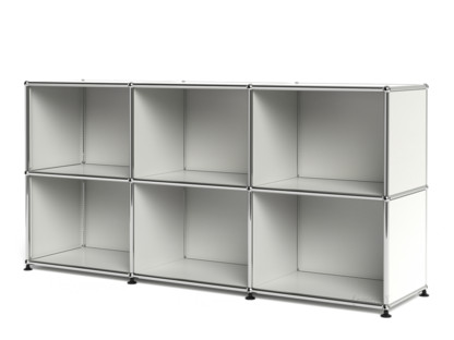 USM Haller Sideboard 50, individualisierbar Reinweiß RAL 9010|Offen|Offen