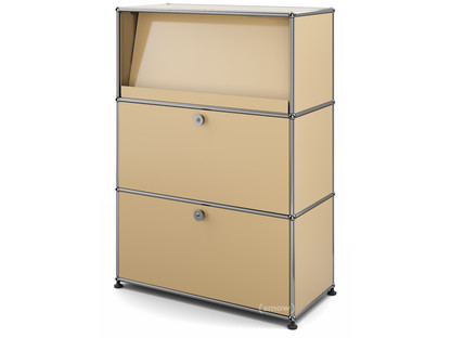 USM Haller Highboard M mit Schrägtablar USM beige