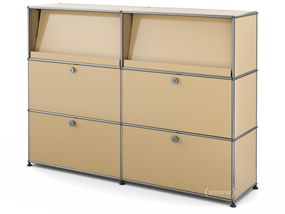 USM Haller Highboard L mit Schrägtablaren 