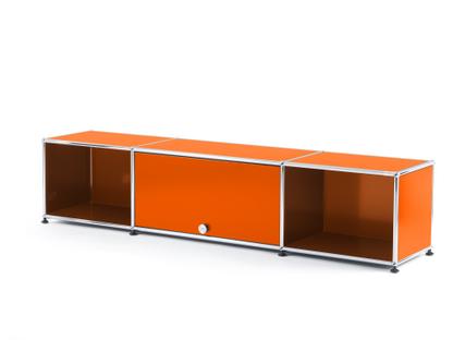 USM Haller TV-Lowboard mit Einschubtür Reinorange RAL 2004