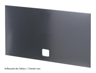 USM Haller Tablar mit Kabeldurchlass 75 x 35 cm|Anthrazitgrau RAL 7016|Unten mittig