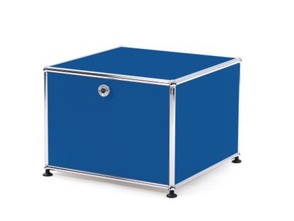 USM Haller Druckercontainer 50 cm|Enzianblau RAL 5010|Mit Füßen