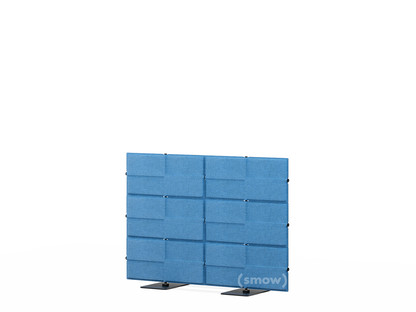 USM Privacy Panels Akustikwand 1,50 m (2 Elemente)|1,09 m (3 Elemente)|Blau