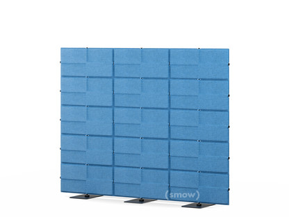 USM Privacy Panels Akustikwand 2,25 m (3 Elemente)|1,79 m (5 Elemente)|Blau
