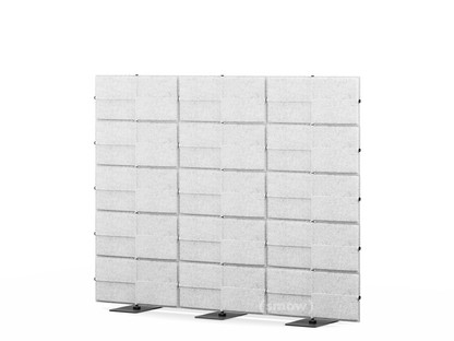 USM Privacy Panels Akustikwand 2,25 m (3 Elemente)|1,79 m (5 Elemente)|Hellgrau