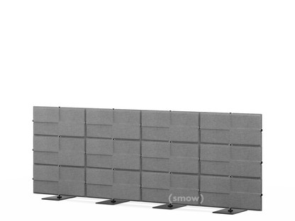 USM Privacy Panels Akustikwand 3,00 m (4 Elemente)|1,09 m (3 Elemente)|Anthrazitgrau