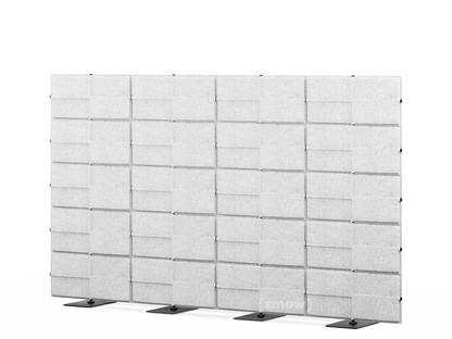 USM Privacy Panels Akustikwand 3,00 m (4 Elemente)|1,79 m (5 Elemente)|Hellgrau