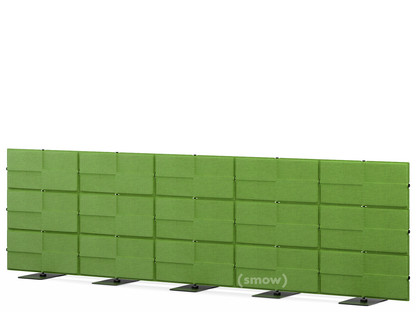 USM Privacy Panels Akustikwand 3,75 m (5 Elemente)|1,09 m (3 Elemente)|Grün