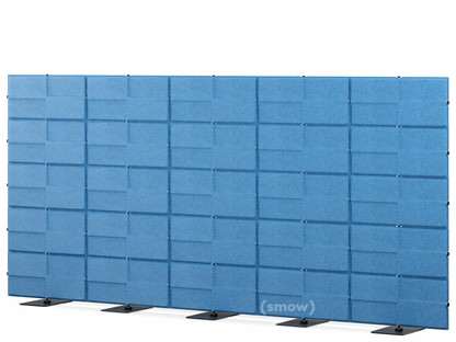 USM Privacy Panels Akustikwand 3,75 m (5 Elemente)|1,79 m (5 Elemente)|Blau