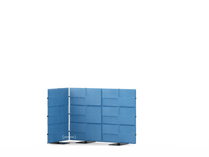 USM Privacy Panels Akustikecke 1,50 m (2 Elemente)|1,09 m (3 Elemente)|0,75 m (1 Element)|Blau