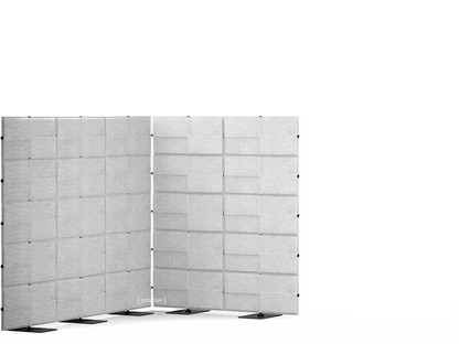 USM Privacy Panels Akustikecke 1,50 m (2 Elemente)|1,79 m (5 Elemente)|2,25 m (3 Elemente)|Hellgrau