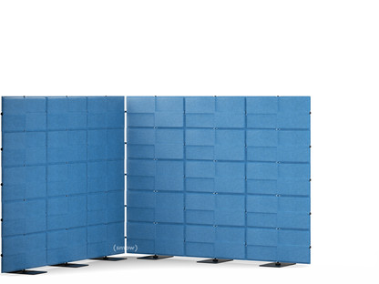 USM Privacy Panels Akustikecke 2,25 m (3 Elemente)|1,79 m (5 Elemente)|2,25 m (3 Elemente)|Blau