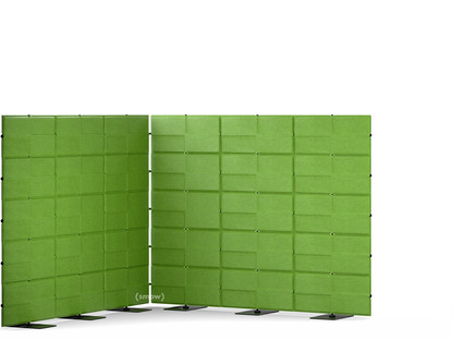 USM Privacy Panels Akustikecke 2,25 m (3 Elemente)|1,79 m (5 Elemente)|2,25 m (3 Elemente)|Grün