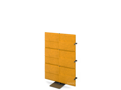 USM Privacy Panels Akustikwand Anbauelement Mit Eckverbinder (für 90° Winkel)|1,09 m (3 Elemente)|Gelb