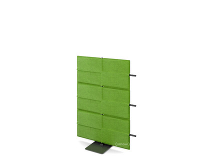 USM Privacy Panels Akustikwand Anbauelement Mit Panelverbinder (für gerade Wand)|1,09 m (3 Elemente)|Grün