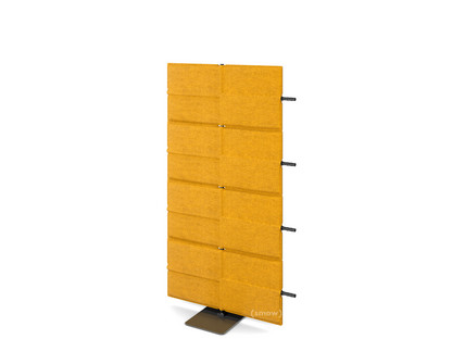 USM Privacy Panels Akustikwand Anbauelement Mit Panelverbinder (für gerade Wand)|1,44 m (4 Elemente)|Gelb