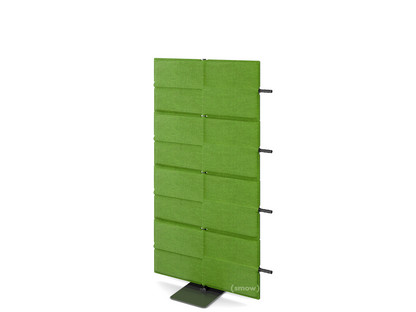 USM Privacy Panels Akustikwand Anbauelement Mit Panelverbinder (für gerade Wand)|1,44 m (4 Elemente)|Grün