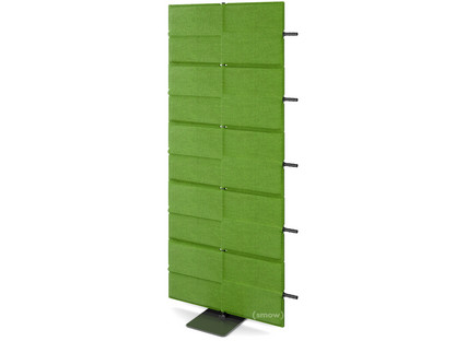USM Privacy Panels Akustikwand Anbauelement Mit Panelverbinder (für gerade Wand)|1,79 m (5 Elemente)|Grün