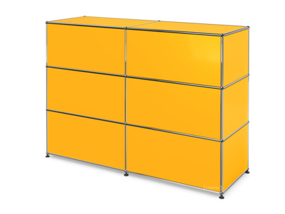 USM Haller Theke Typ 1 Goldgelb RAL 1004|150 cm (2 Elemente)|50 cm