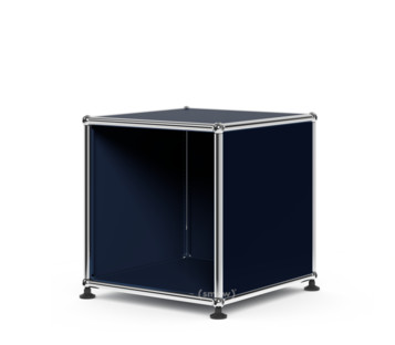 USM Haller Wartezimmer-Beistelltisch H 35 x B 35 x T 35 cm|Stahlblau RAL 5011