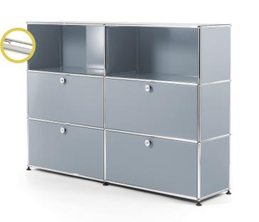 USM Haller E Highboard L mit Fachbeleuchtung 