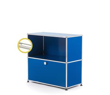 USM Haller E Sideboard M mit Fachbeleuchtung Enzianblau RAL 5010|Kaltweiß