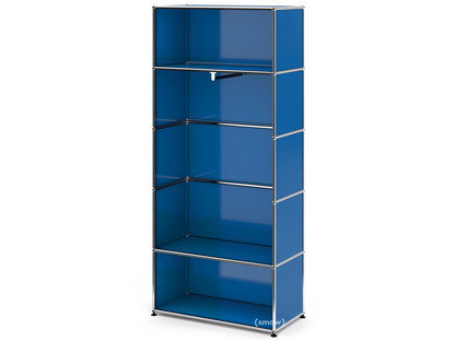 USM Haller Garderobe M mit Kleiderstange Typ I Enzianblau RAL 5010