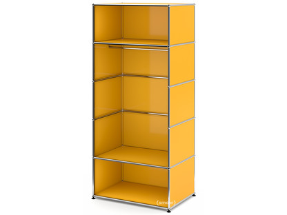 USM Haller Garderobe M mit Kleiderstange Typ II Goldgelb RAL 1004