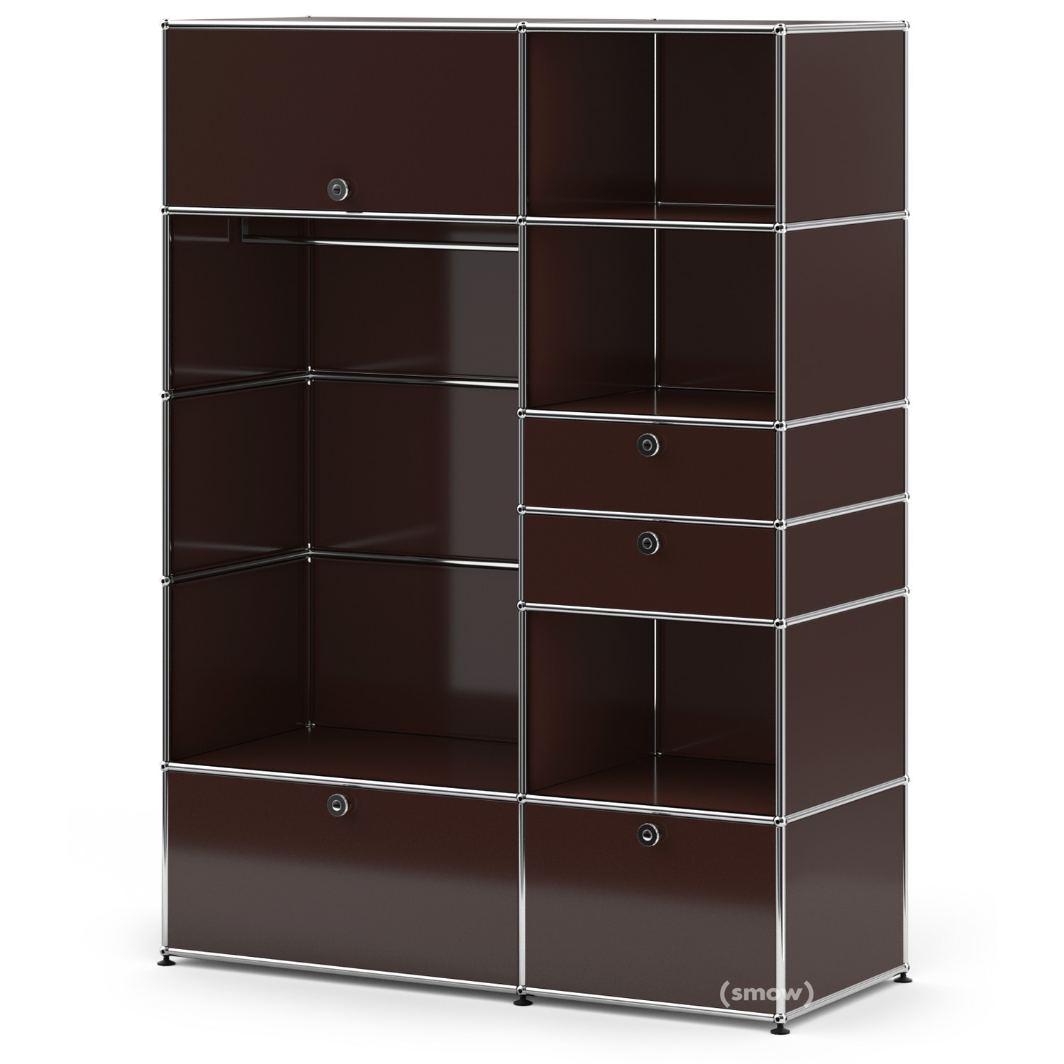 Usm Haller Garderobenschrank Typ I Usm Braun Von Fritz Haller Paul Scharer Designermobel Von Smow De