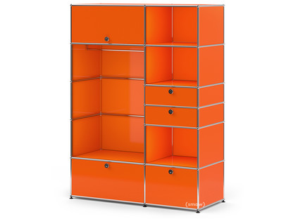 USM Haller Garderobenschrank Typ I Reinorange RAL 2004