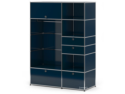 USM Haller Garderobenschrank Typ I Stahlblau RAL 5011