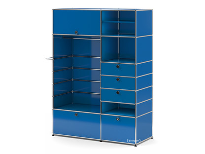 USM Haller Garderobenschrank Typ II Enzianblau RAL 5010