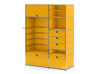 USM Haller Garderobenschrank Typ II Goldgelb RAL 1004