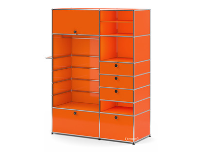 USM Haller Garderobenschrank Typ II Reinorange RAL 2004