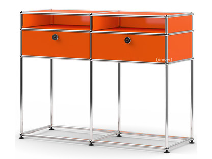 USM Haller Konsolentisch Reinorange RAL 2004