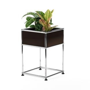 USM Haller Pflanzenbeistelltisch Typ 2 USM braun|35 cm