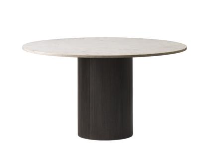 Cabin Table Ø 130 cm|Eiche dunkel / Marmor jura
